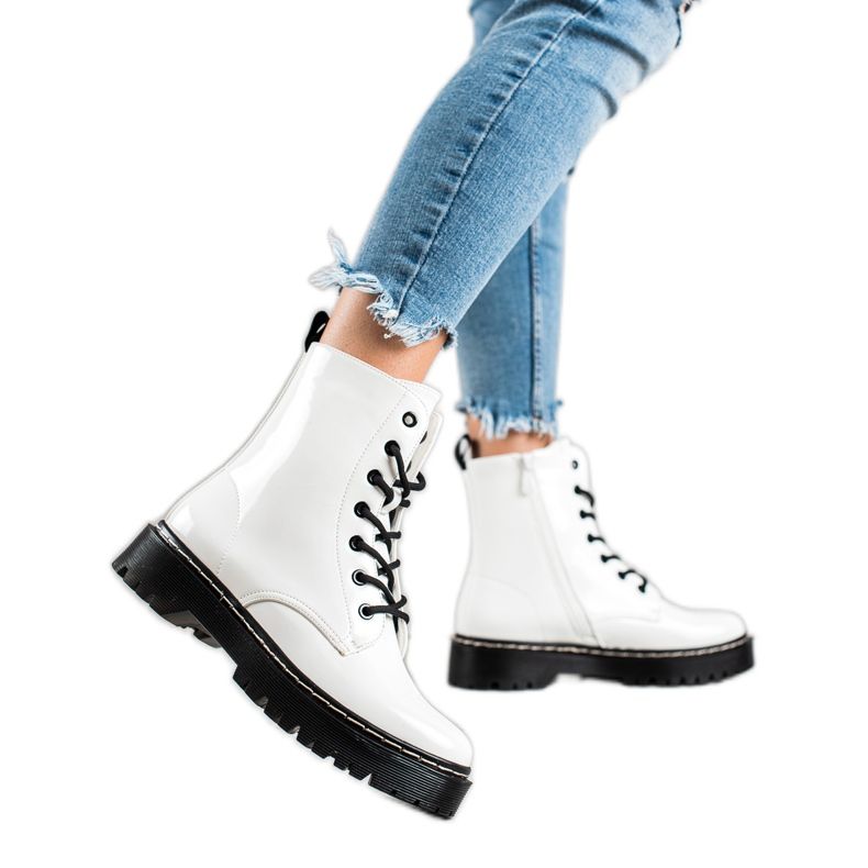 Vinceza Stílusos, meleg trapperek fehér