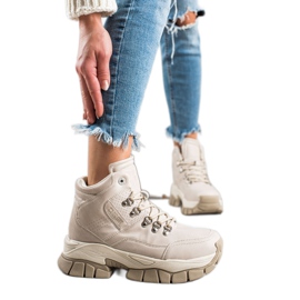 Női csizma Big Star II274331 bézs