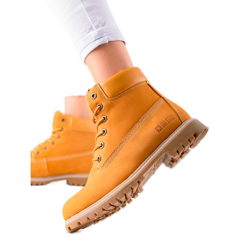 Női túrabakancs Big Star II274447 barna sárga