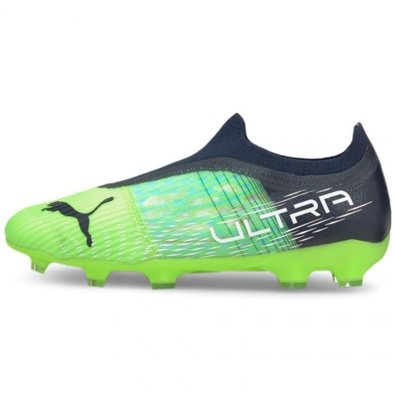 Puma Ultra 3.3 Fg Ag Jr 106529 03 futballcipő sokszínű zöld