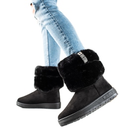 Női hócsizma Big Star II274123 fekete Női hócsizma Big Star II274123 fekete