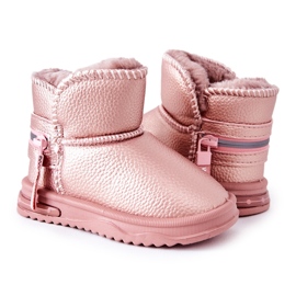 PA1 Gyermek hócsizma Pink Frosty rózsaszín rózsaszín