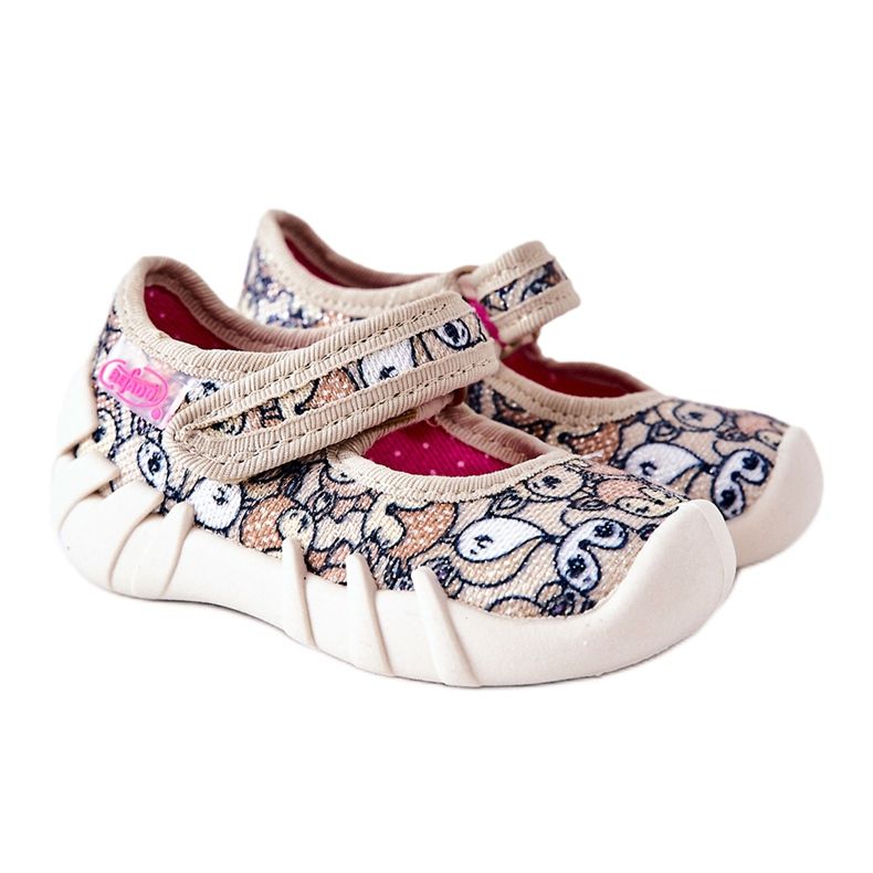 BEFADO S.A. Papucs Inblu Roe-deer 109P240 Beige barna