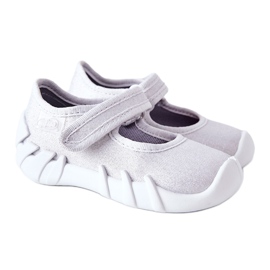 BEFADO S.A. Inblu fényes papucs 109P222 ezüst