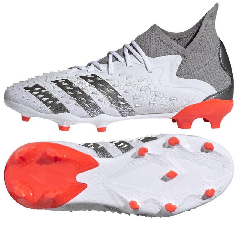 Adidas Predator Freak.1 Fg Jr FY6260 futballcipő sokszínű fehér