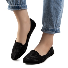 Fekete, Harriette cirkóniával díszített balerinák Fekete, Harriette cirkóniával díszített balerinák