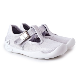 BEFADO S.A. Balerina Papucs Befado Shiny 115X001 Ezüst