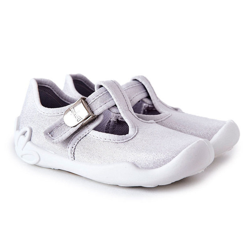 BEFADO S.A. Balerina Papucs Befado Shiny 115X001 Ezüst