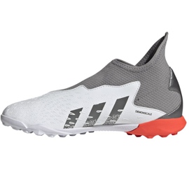 Adidas Predator Freak.3 Ll Tf Jr FY7868 futballcipő fehér fehér