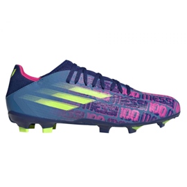Adidas X Speedflow Messi.3 Fg M FY6888 futballcipő sötétkék, lila, kék, tarka kék