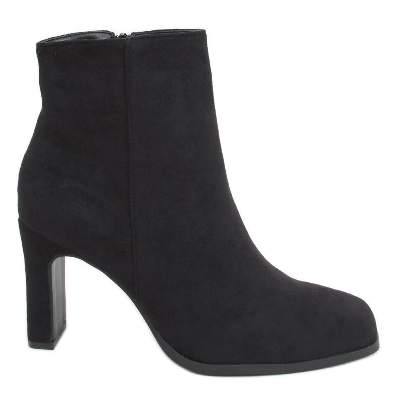 Madison Black Suede magassarkú fekete