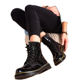 Filippo Meleg bőr trapperek fekete