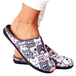 Inblu Papucs Befado Papucs Macska 155D200 Szürke