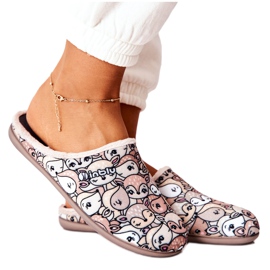 Inblu Papucs Befado Roe-deers 155D203 Beige barna