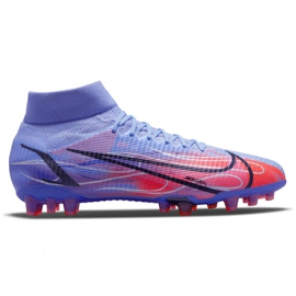 Nike Superfly 8 Pro Km Ag M DJ3978-506 futballcipő ibolya-kék kék