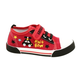 American Club Ten15 Red tépőzáras tornacipő piros