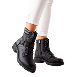 Anesia Paris Fekete munkások csattal Anesia Paris Fekete munkások csattal