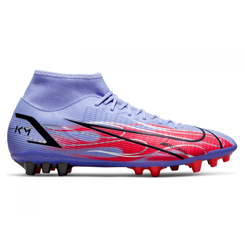 Nike Superfly 8 Academy Km Ag M DJ3984-506 futballcipő sokszínű ibolya