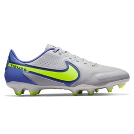 Nike Tiempo Legend 9 Academy Mg M DA1174-075 focicipő szürke, kék szürke