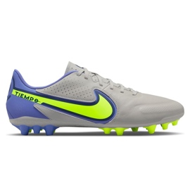Nike Tiempo Legend 9 Academy Ag M DB0627-075 futballcipő szürke, kék a szürke árnyalatai