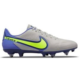 Nike Tiempo Legend 9 Academy SG-Pro Ac M DB0628-075 futballcipő szürke, kék szürke