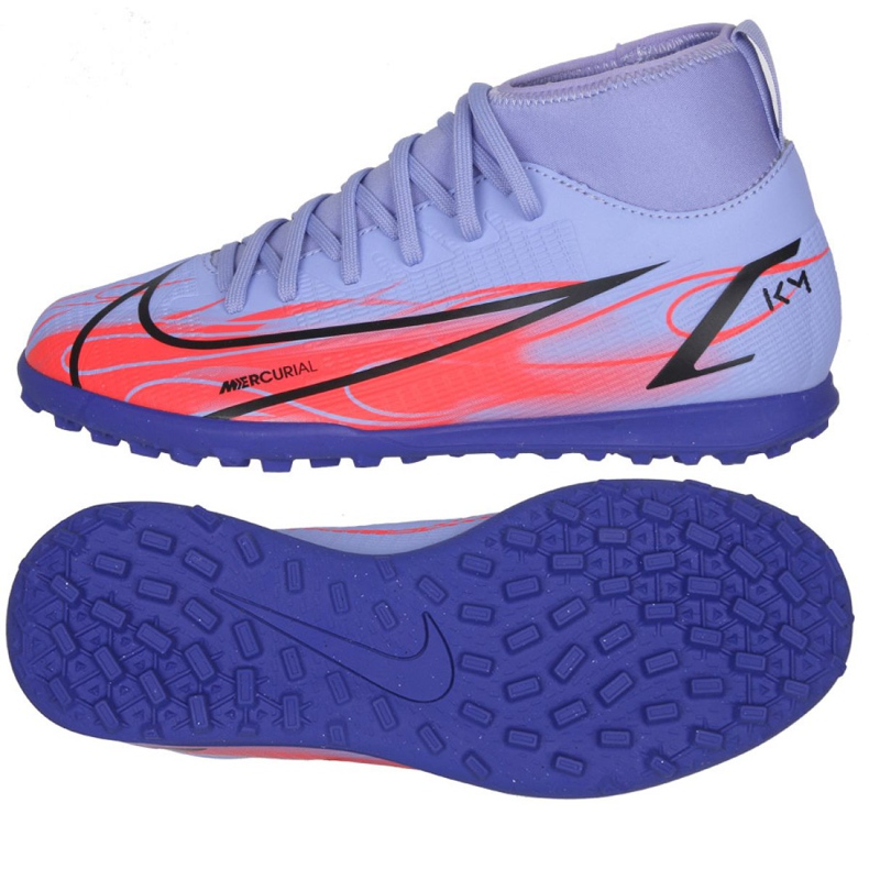 Nike Mercurial Superfly 8 Club Km Tf Jr DB0934 506 futballcipő sokszínű ibolya