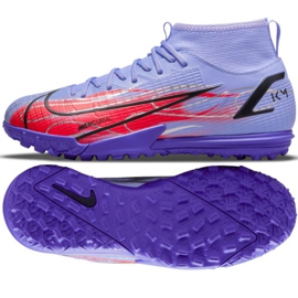 Nike Mercurial Superfly 8 Academy Km Tf Jr DB0935 506 futballcipő sokszínű ibolya Nike Mercurial Superfly 8 Academy Km Tf Jr DB0935 506 futballcipő sokszínű ibolya