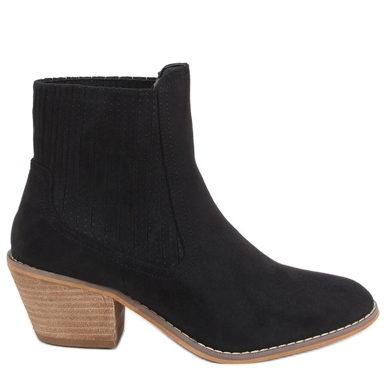 Korsa fekete cowboy csizma