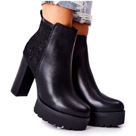 PS1 Magas Bőr Csizma Egy Fekete Diomice Postán