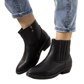 Fekete Jolicoeur meleg cowboy csizma