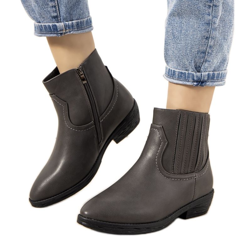 Szürke Jolicoeur hőszigetelt cowboy csizma Szürke Jolicoeur hőszigetelt cowboy csizma