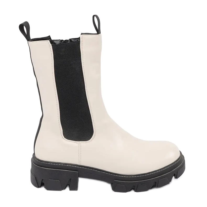 Goodin Divatos magas csizma bézs