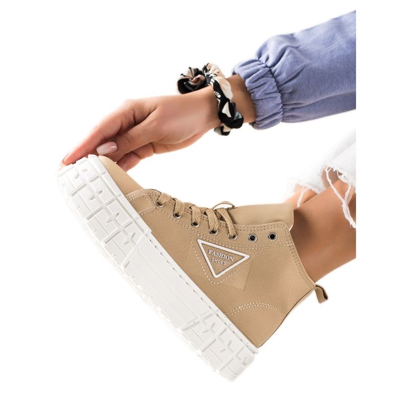 Goodin Magas divatú cipők bézs Goodin Magas divatú cipők bézs