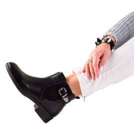 Chc Shoes Kényelmes fekete csizma