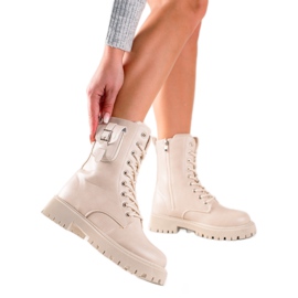 Groto Gogo Stílusos Trappers zsebbel bézs