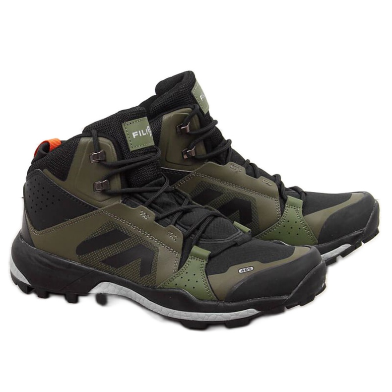 High trekking cipő Filippo M PAW304B khaki fekete zöld