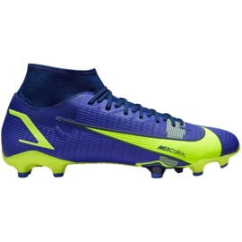 Nike Mercurial Superfly 8 Academy FG / MG M CV0843 574 futballcipő kék kék Nike Mercurial Superfly 8 Academy FG / MG M CV0843 574 futballcipő kék kék