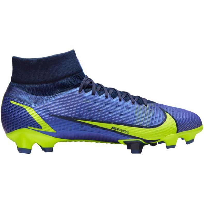 Nike Mercurial Superfly 8 Pro Fg M CV0961 574 futballcipő kék kék
