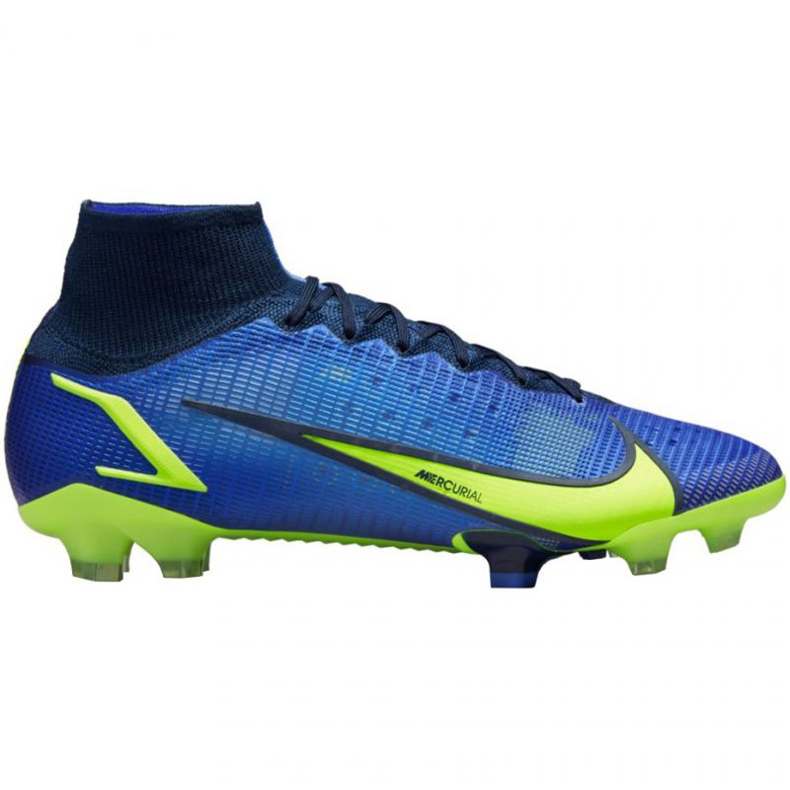 Nike Mercurial Superfly 8 Elite Fg M CV0958 574 futballcipő kék kék Nike Mercurial Superfly 8 Elite Fg M CV0958 574 futballcipő kék kék