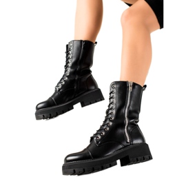 Seastar Csizma dekoratív cipzárral fekete Seastar Csizma dekoratív cipzárral fekete