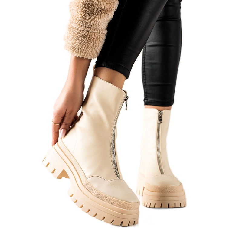 Seastar Klasszikus dolgozók cipzárral bézs