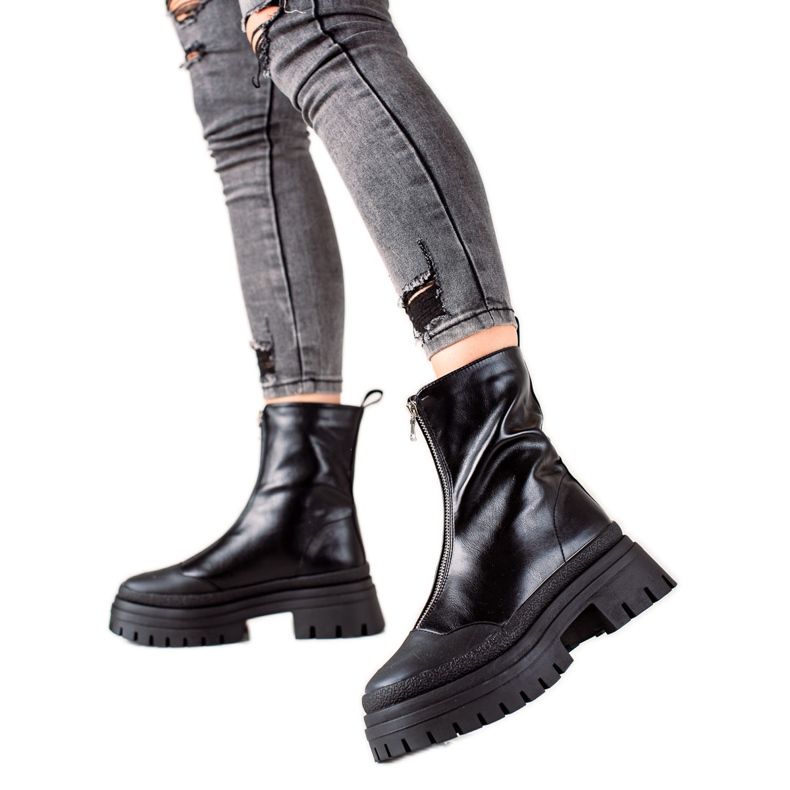 Seastar Klasszikus dolgozók cipzárral fekete