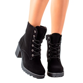 TRENDI Fűzött munkások egy poszton fekete