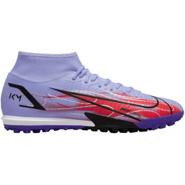 Nike Mercurial Superfly 8 Academy Tf M DB2868 506 futballcipő piros, lila ibolya