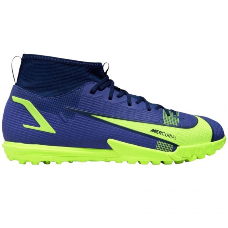 Nike Mercurial Superfly 8 Academy Tf Jr CV0789 474 futballcipő sokszínű kék Nike Mercurial Superfly 8 Academy Tf Jr CV0789 474 futballcipő sokszínű kék