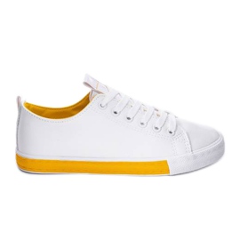 Valerie fehér tornacipő sárga