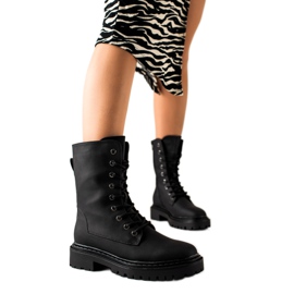 Erynn Klasszikus fekete fűzős munkások