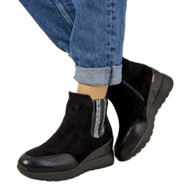 Fekete csizma szigetelt éken Trento Fekete csizma szigetelt éken Trento