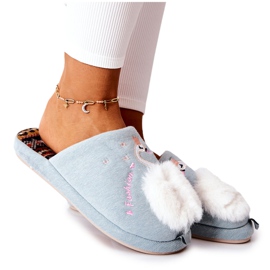 Meleg papucs Blue Rey hattyúja kék Meleg papucs Blue Rey hattyúja kék