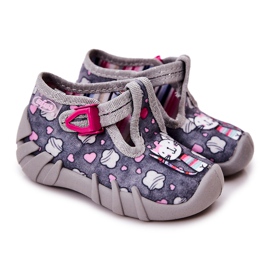 BEFADO S.A. Cipők Papucsok Befado Kotki 110P326 Szürke